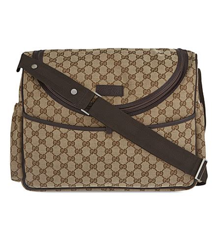 selfridges gucci diaper bag|Gucci kids changing bag.